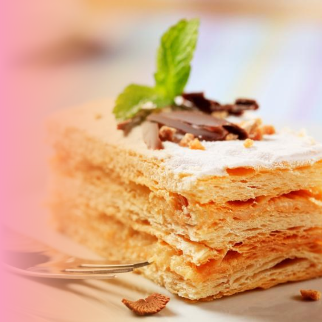 Torta de Mil Hojas Fit