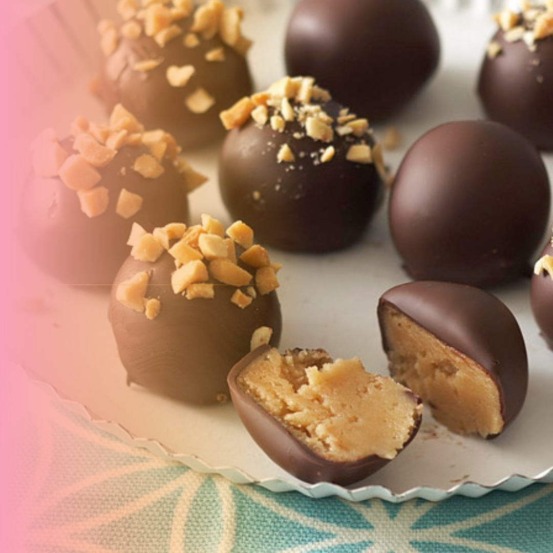 Bombones de Mantequilla de Maní