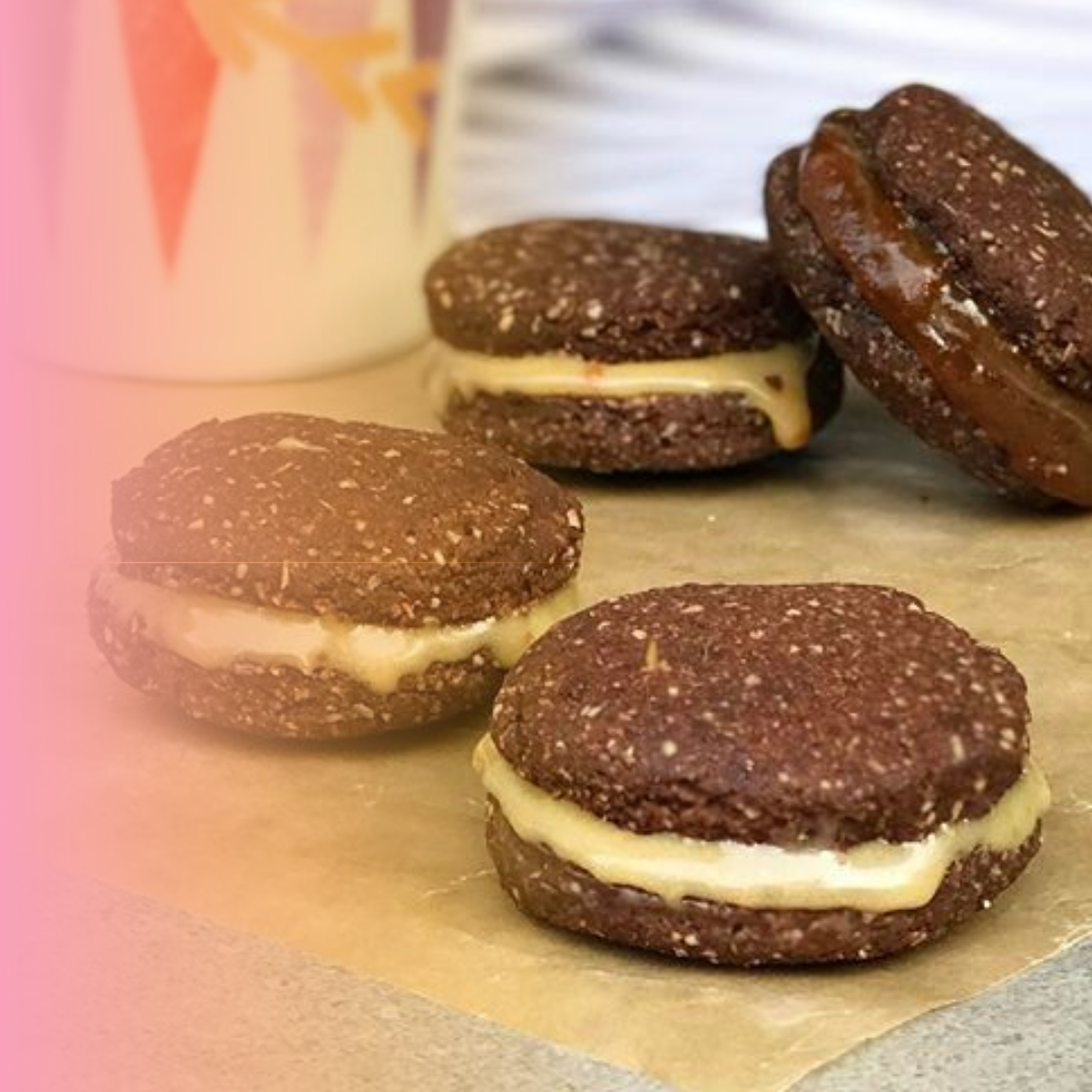 Alfajores con crema de Chocolate