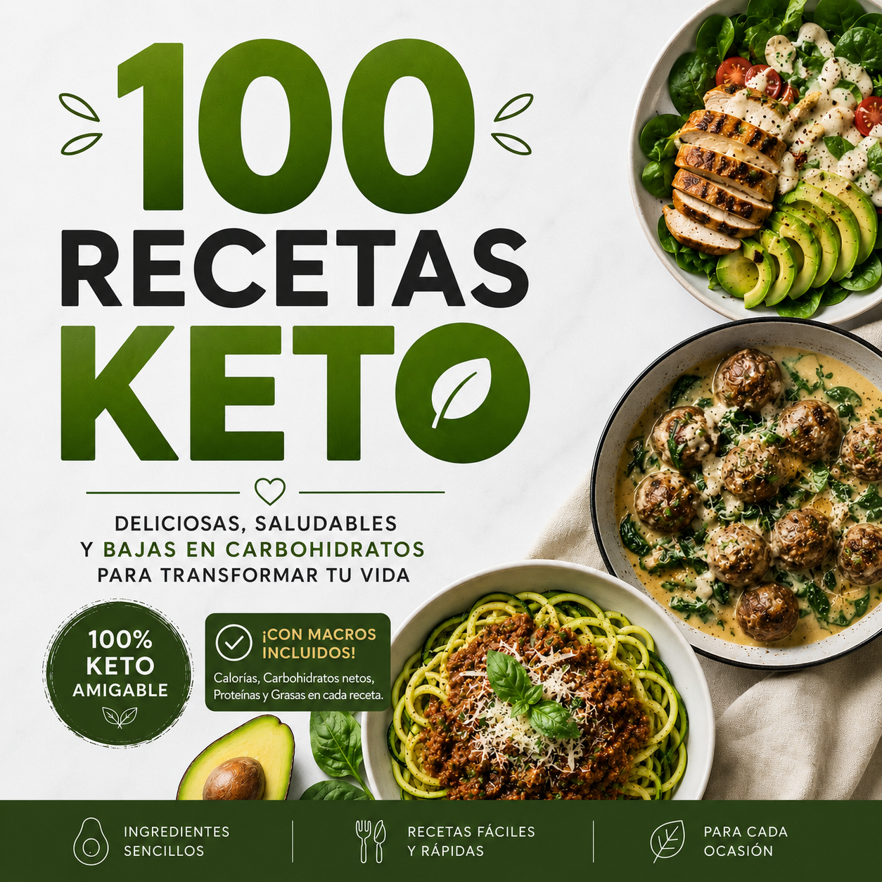 100 RECETAS KETO
