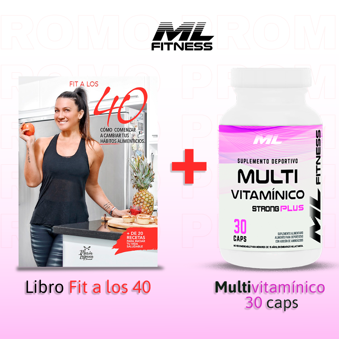 Pack Multivitamínico Strong Plus + Libro 'Fit a los 40'