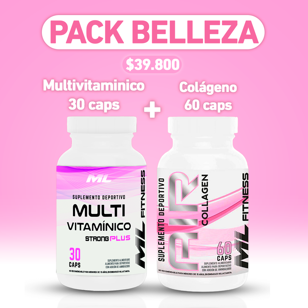 Pack Belleza (Colágeno Air + Multivitamínico (30 caps)