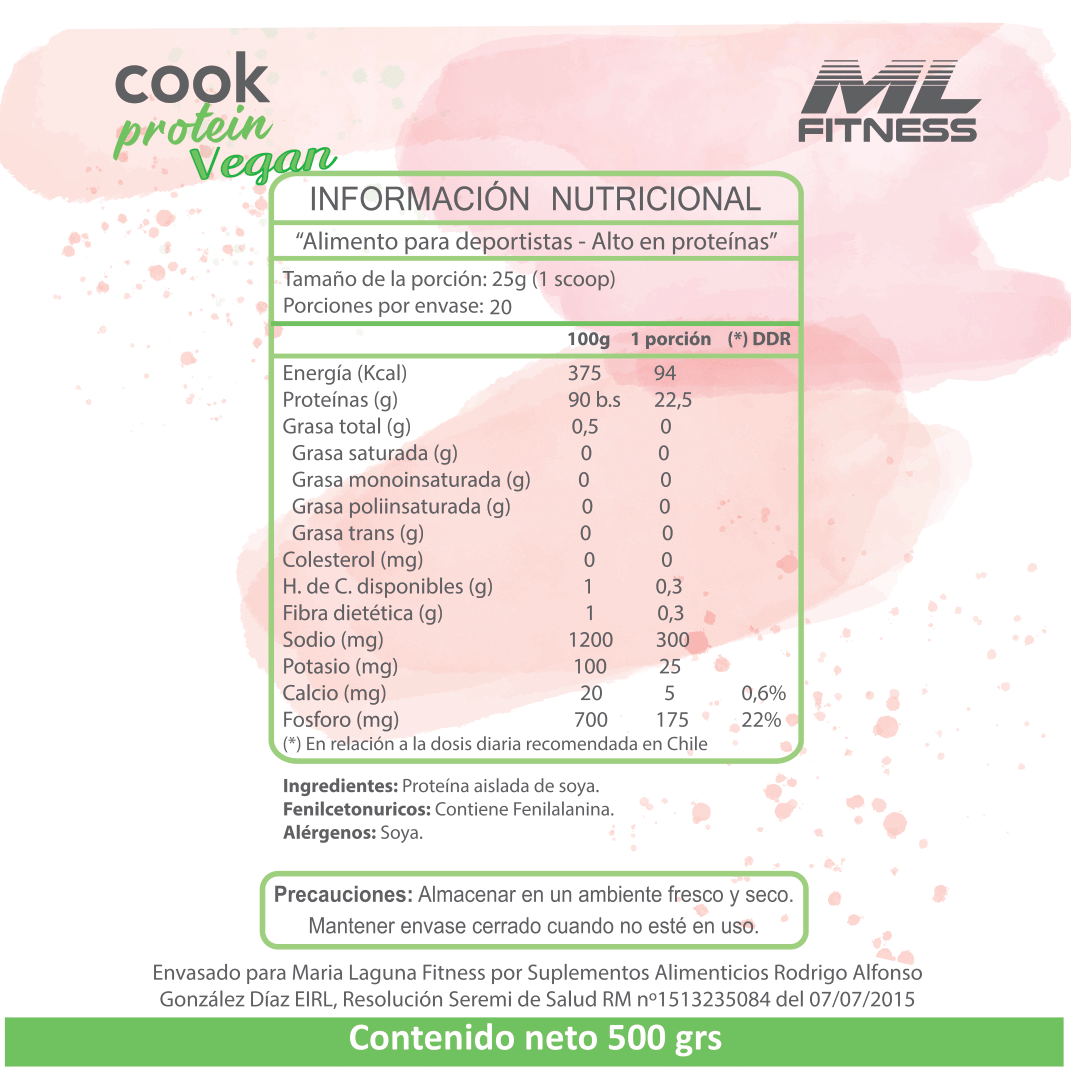 Cook Protein Vegana 500grs