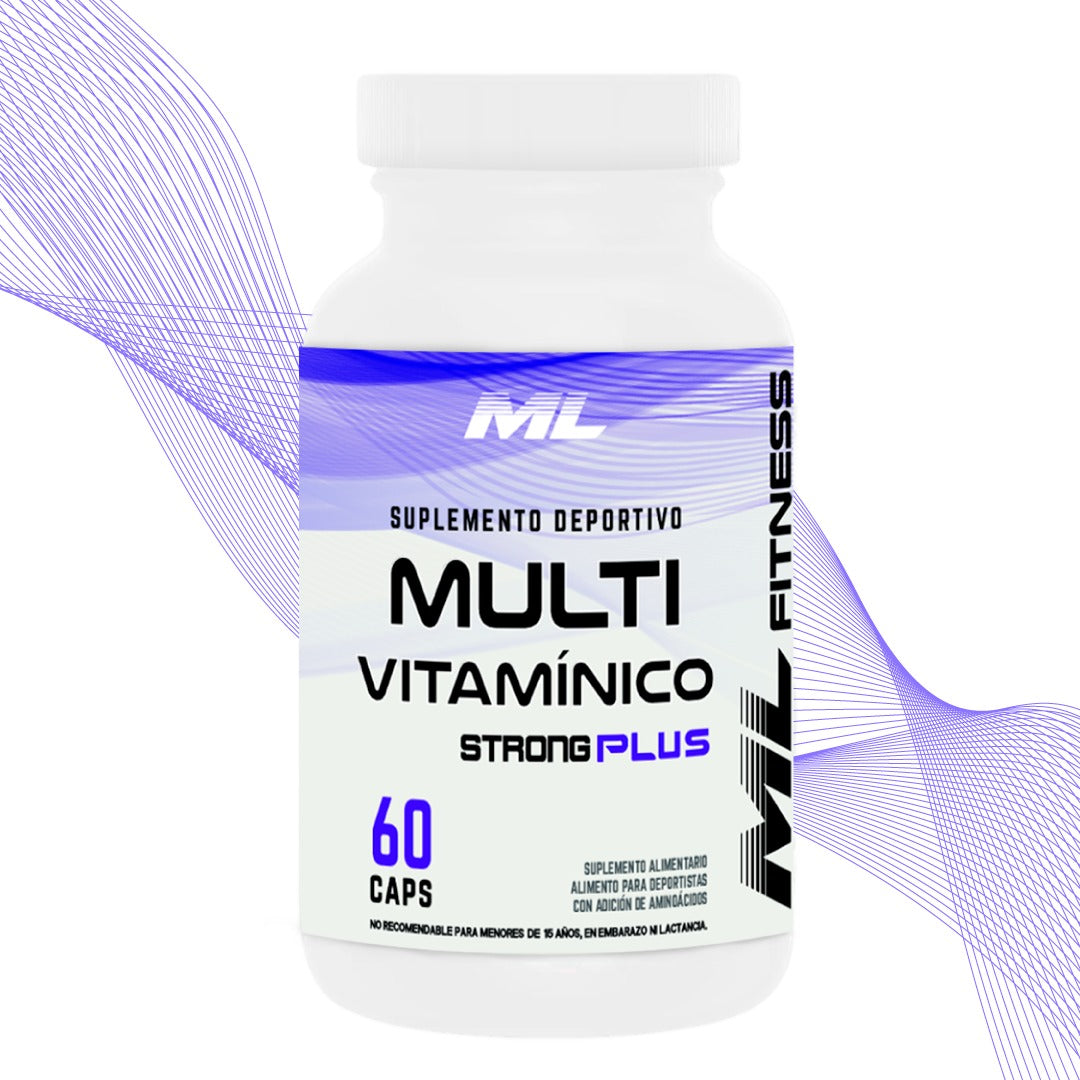 Multivitamínico Strong Plus 60 cápsulas - Vivefit.cl